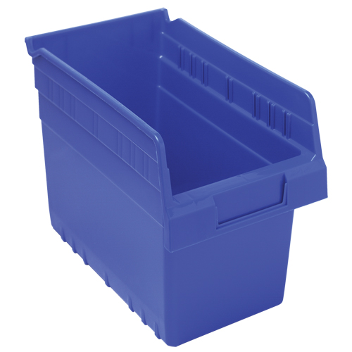 Bacs pour &eacute;tag&egrave;re Store-Max, 6-5/8" la x 8" H x 11-5/8" p, Bleu, Capacit&eacute; 44 lb Pathway Supply LP