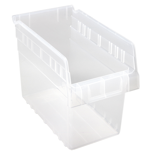 Bacs pour &eacute;tag&egrave;re Store-Max, 6-5/8" la x 8" H x 11-5/8" p, Transparent, Capacit&eacute; 44 lb Pathway Supply LP