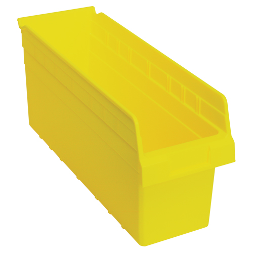 Bacs pour &eacute;tag&egrave;re Store-Max, 6-5/8" la x 8" H x 17-7/8" p, Jaune, Capacit&eacute; 56 lb Pathway Supply LP