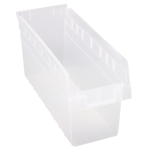 Bacs pour &eacute;tag&egrave;re Store-Max, 6-5/8" la x 8" H x 17-7/8" p, Transparent, Capacit&eacute; 56 lb Pathway Supply LP