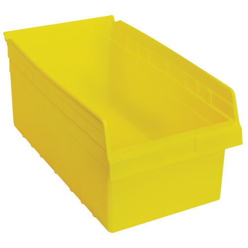 Bacs pour &eacute;tag&egrave;re Store-Max, 11-1/8" la x 8" H x 17-7/8" p, Jaune, Capacit&eacute; 56 lb Pathway Supply LP