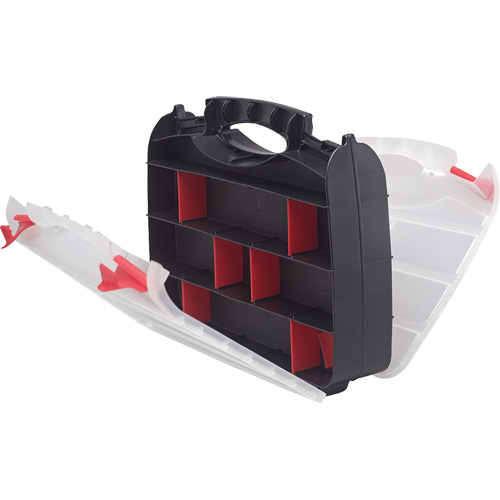 Plastic Compartment Box, 10.25" W x 12.25" D x 3" H, 32 Compartments Pathway Supply LP