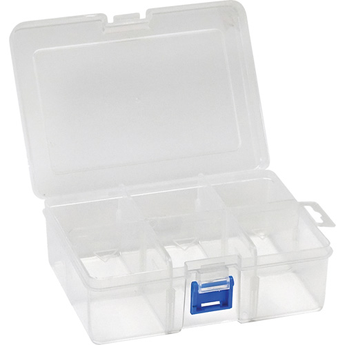Boîte &agrave; compartiments en plastique, 4,75" la x 6,75" p x 2,25" h, 6 compartiments Pathway Supply LP