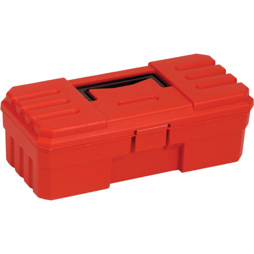 Tool Box, 12" W x 6" D x 4" H, Red Pathway Supply LP