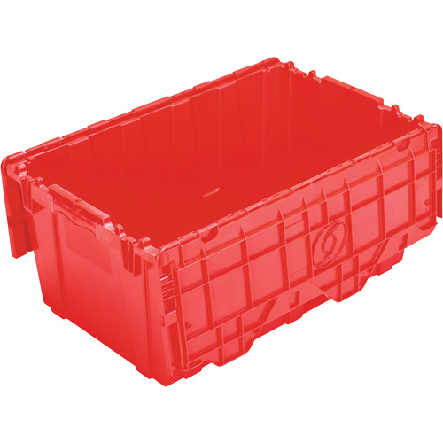 FP243C FliPak Nestable Tote, 26.9" x 16.9" x 12.1", Red Pathway Supply LP