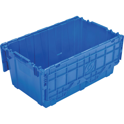 FP243C FliPak Nestable Tote, 26.9" x 16.9" x 12.1", Blue Pathway Supply LP
