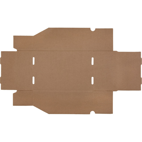 Deep Corrugated Parts Bins, 7-5/8" W x 11-5/16" D x 4-1/2" H, Beige Pathway Supply LP