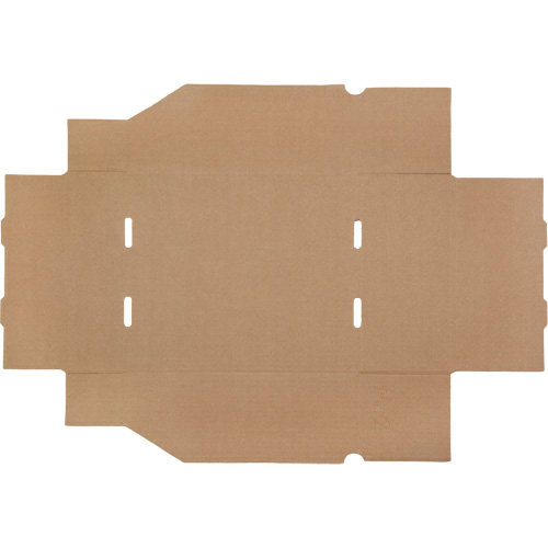 Deep Corrugated Parts Bins, 9-3/4" W x 11-1/4" D x 4-1/2" H, Beige Pathway Supply LP