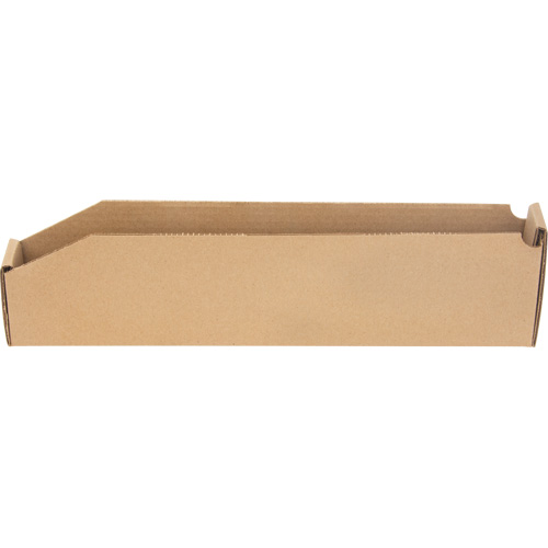 Deep Corrugated Parts Bins, 2-7/8" W x 17-1/4" D x 4-1/2" H, Beige Pathway Supply LP