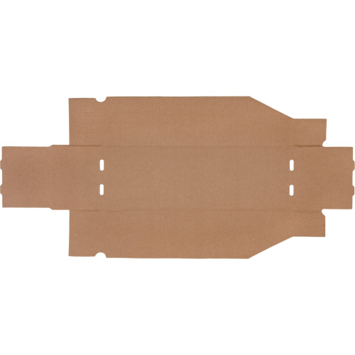 Boîtes profondes en carton ondul&eacute;, 5-3/4" la x 17-1/4" p x 4-1/2" h, Beige Pathway Supply LP