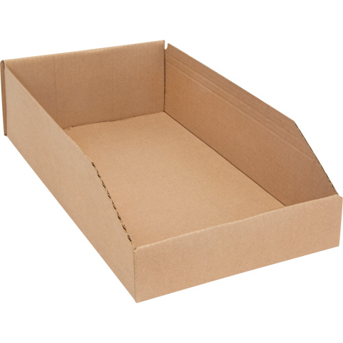 Boîtes profondes en carton ondul&eacute;, 9-3/4" la x 17-1/4" p x 4-1/2" h, Beige Pathway Supply LP