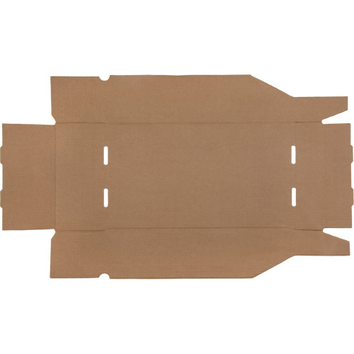 Boîtes profondes en carton ondul&eacute;, 9-3/4" la x 17-1/4" p x 4-1/2" h, Beige Pathway Supply LP