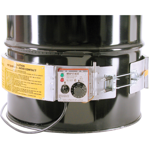 Thermostat Control Heaters, Steel Drums, 55 US gal (45 imp. gal.), 200°F - 400°F, 120 V Pathway Supply LP
