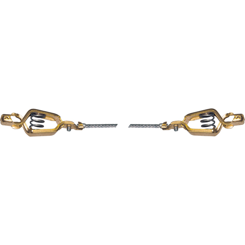 Light-Duty Bonding & Grounding Wire Assemblies - Two Alligator Clips Pathway Supply LP