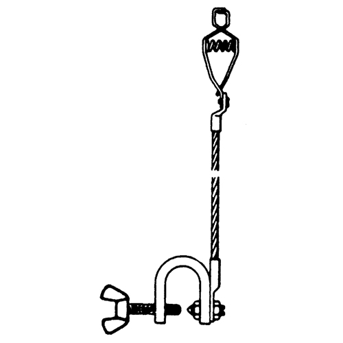Light-Duty Bonding & Grounding Wire Assemblies - Alligator Clip & Small C-Clamps Pathway Supply LP