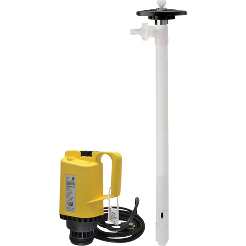 Pompes &agrave; tambour &eacute;lectriques, PVDF, 42 gal./min Pathway Supply LP