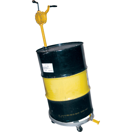 Tilting Drum Dollies, Steel, 900 lbs. Capacity, 23-1/2" Diameter, Hard Rubber Casters Pathway Supply LP