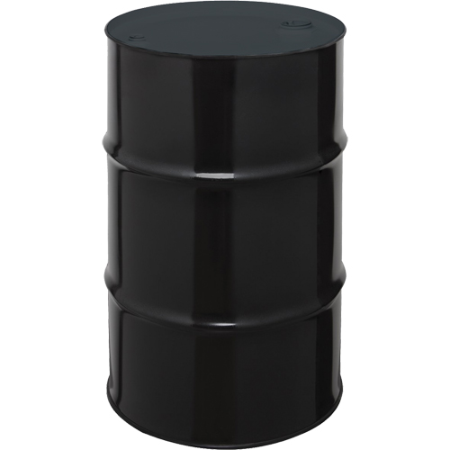 Barils en acier, 55 gal. US (45 gal. imp.), Non doubl&eacute;, Noir, Dessus ferm&eacute;, 1A1/X1.8/300, Calibre 20 Pathway Supply LP