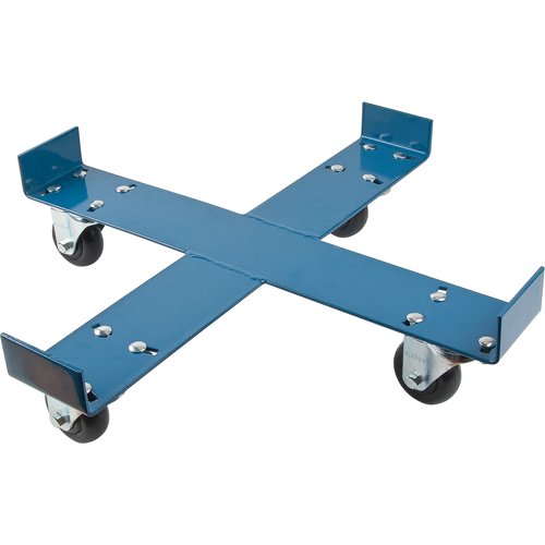 Drum Dolly, Steel, 750 lbs. Capacity, 24" Diameter, Polyolefin Casters Pathway Supply LP