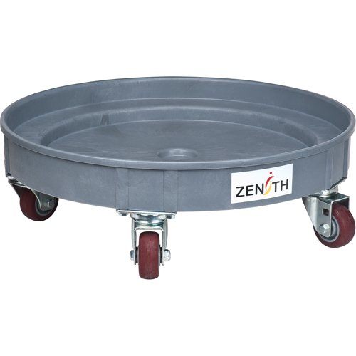 Leak Containment Drum Dolly, 24.25" dia. X 7.625" H, 1.5 US Gal. Spill Cap. Pathway Supply LP