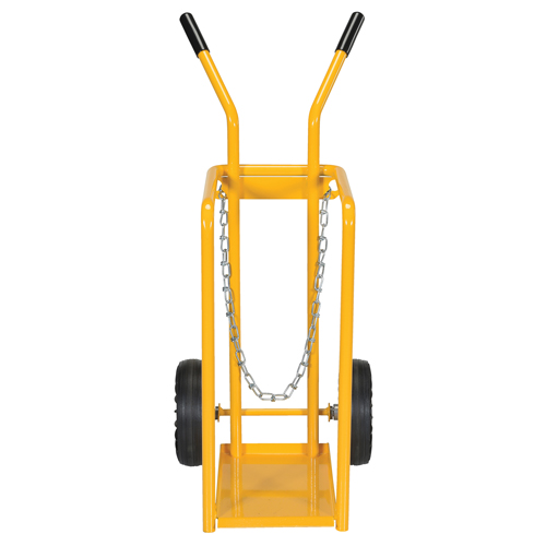 Chariot pour bouteille de gaz, Roues Caoutchouc moul&eacute;, Base de 9-13/16" la x 16" lo, 150 lb Pathway Supply LP