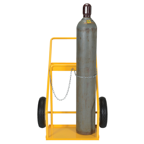 Chariot pour bouteille de gaz, Roues Caoutchouc, Base de 22" la x 14-1/8" lo, 250 lb Pathway Supply LP