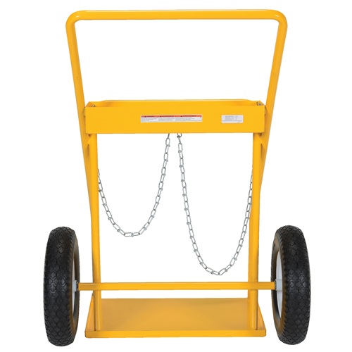 Chariot pour bouteille de gaz, Roues Caoutchouc, Base de 22" la x 14-1/8" lo, 250 lb Pathway Supply LP