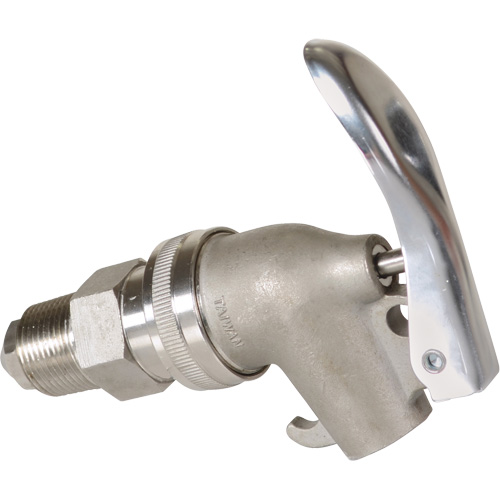 Manual Drum Faucet, Stainless Steel, 3/4" NPT Pathway Supply LP