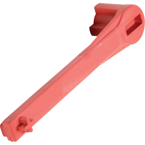 Cl&eacute; pour bouchon-&eacute;crou sp&eacute;cialis&eacute;e &agrave; un seul c&ocirc;t&eacute;, Ouverture de 1-1/4", Poign&eacute;e 8", Nylon anti&eacute;tincelles Pathway Supply LP