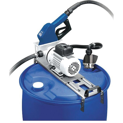 Ensemble de pompe pour baril Piusi Suzzarablue, Acier inoxydable, 9 gal./min Pathway Supply LP