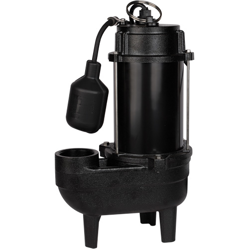 Cast Iron Sewage Pump, 120 V, 9.5 A, 6000 GPH, 1/2 HP Pathway Supply LP