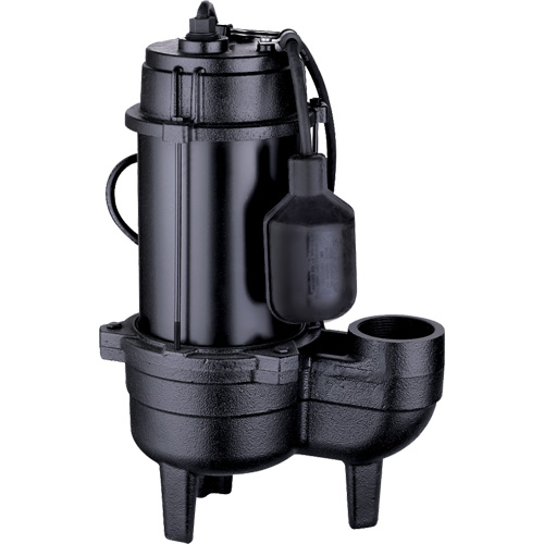 Cast Iron Sewage Pump, 120 V, 9.5 A, 6000 GPH, 1/2 HP Pathway Supply LP