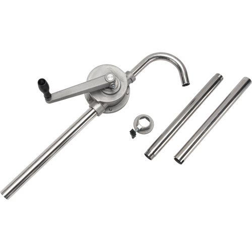 Rotary Type Drum Pump, Stainless Steel, Fits 55 Gal., 12 oz./Stroke Pathway Supply LP