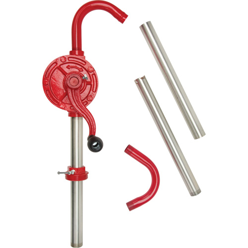 Rotary Type Drum Pump, Cast Iron/Steel, Fits 30-55 Gal., 8 oz./Stroke Pathway Supply LP