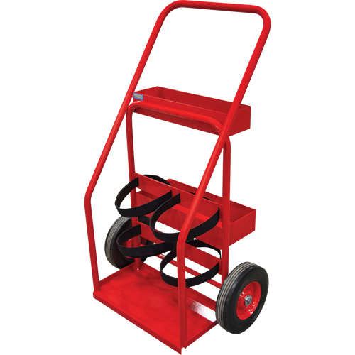 Chariot de prevention d'incendie pour travaux &agrave; chaud, Roues Semi-pneumatique, Base de 17,75" la x 8,9" lo, 100 lb Pathway Supply LP
