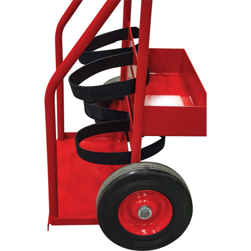 Chariot de prevention d'incendie pour travaux &agrave; chaud, Roues Semi-pneumatique, Base de 17,75" la x 8,9" lo, 100 lb Pathway Supply LP