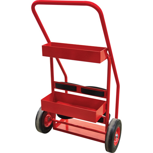 Chariot de prevention d'incendie pour travaux &agrave; chaud, Roues Semi-pneumatique, Base de 17,75" la x 8,9" lo, 100 lb Pathway Supply LP