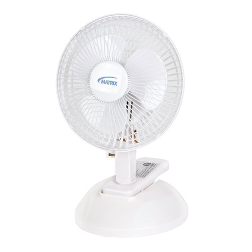Clip-On & Desk Fan, 6" Diameter, 2 Speeds Pathway Supply LP