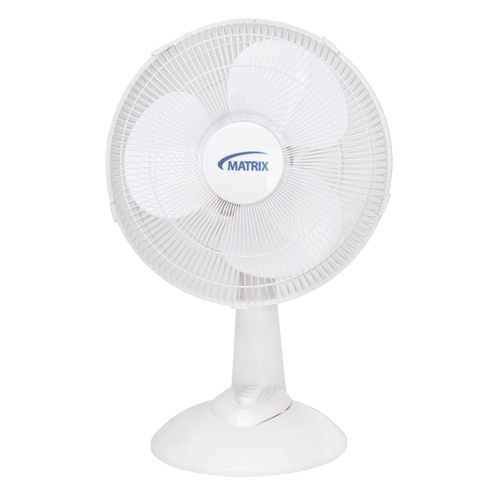 Ventilateur oscillant &agrave; boutons-poussoirs pour bureau, Diam&egrave;tre 12", 3 vitesses Pathway Supply LP