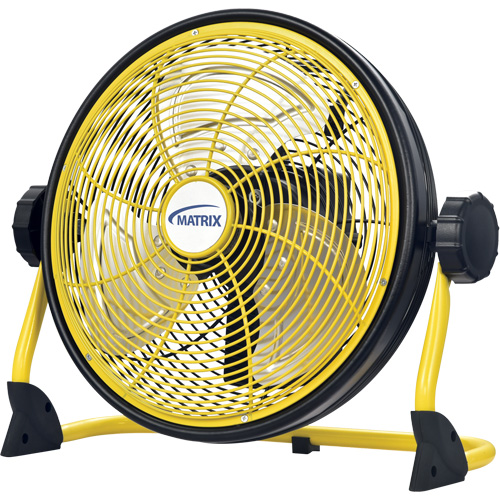 Rechargeable Indoor/Outdoor Fan with USB port, Commercial, Variable Speed, 12" Diameter Pathway Supply LP