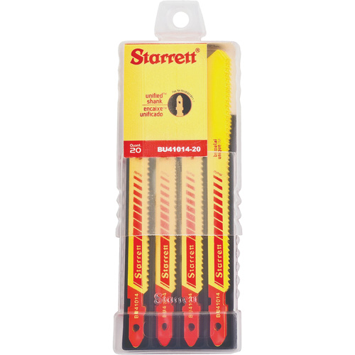 Lames pour scie sauteuse Unified Shank, Bim&eacute;tal, 4" lo, 10-14 dents par pouce Pathway Supply LP