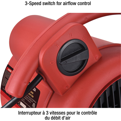 Appareil de ventilation, 550 pi³/min Pathway Supply LP