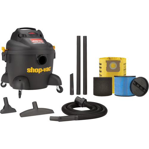 Aspirateur d'atelier s&eacute;rie entrepreneur, Secs-humides, 3,5 CV, 6 gal. US (22,7 litres) Pathway Supply LP