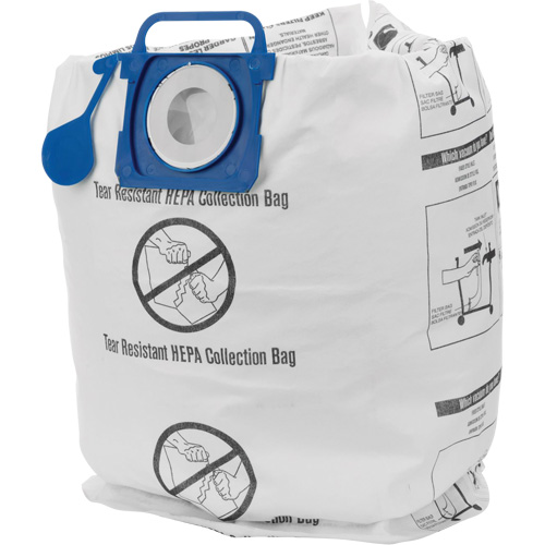 Genuine HEPA Tear-Resistant Filter Bags, 5 - 10 US gal. Pathway Supply LP