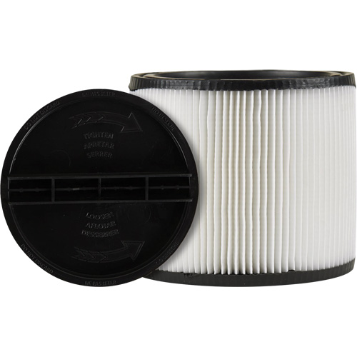 Filtre d'aspirateur, Filtre pour aspirateur, Cartouche, Pour 5 gal. US Pathway Supply LP
