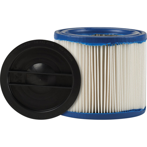 CleanStream&reg; Gore&reg; Small Wet/Dry Vacuum Filter, Cartridge/Hepa, Fits 1 - 6 US gal. Pathway Supply LP