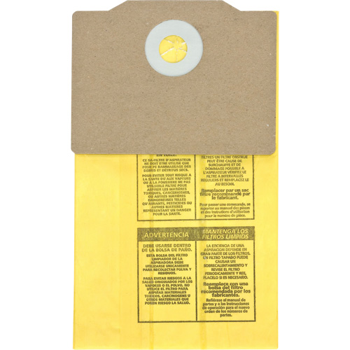 Authentiques sacs filtrants pour aspirateur dorsal, 1,75 gal. US Pathway Supply LP