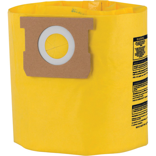 Sacs filtrants jetables &agrave; haute efficacit&eacute; de type D, 4 gal. US Pathway Supply LP