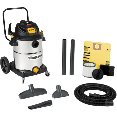 Stainless Steel Wet/Dry Shop Vacuum, 120 V, 16 gal. Capacity Pathway Supply LP