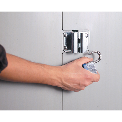 Armoires robustes &agrave; portes creuses, 38" la x 24" p x 72" h, 4 tablettes Pathway Supply LP